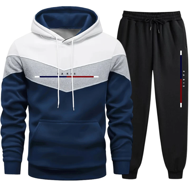 Winter Clothing For Men - Hot Sales Men's Tracksuit Casual Tricolor