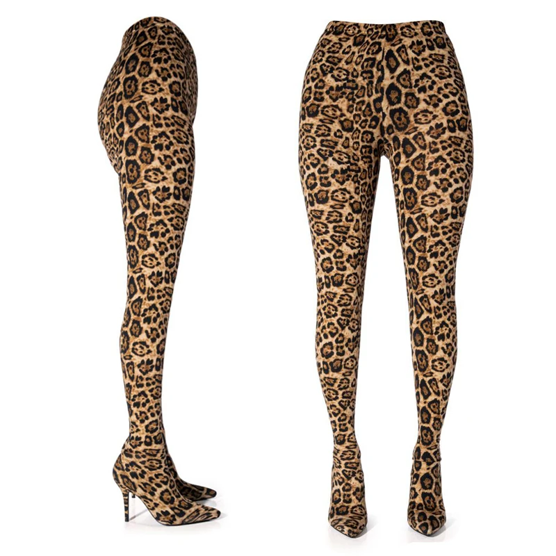 Winter Cloth - Satins Elastic Cloth Jumpsuit Pants Boots