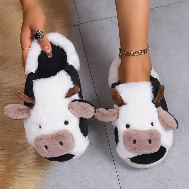 Winter Cloth - Fluffy Women's Slippers Home Winter Plush