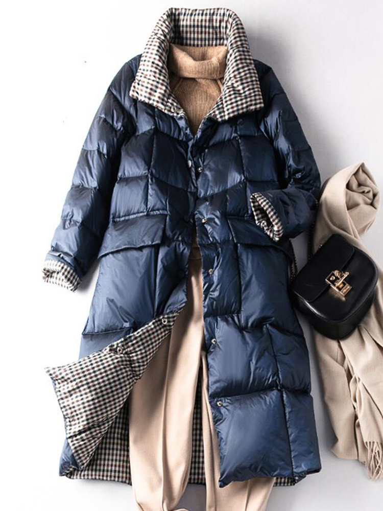 Puffer Jacket Women Down - SEDUTMO Mùa Đông Dài Xuống Áo