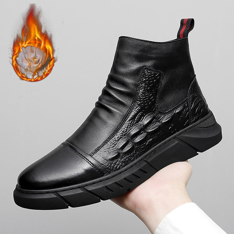 Winter Cloth - Men's High Top Boots with Wool