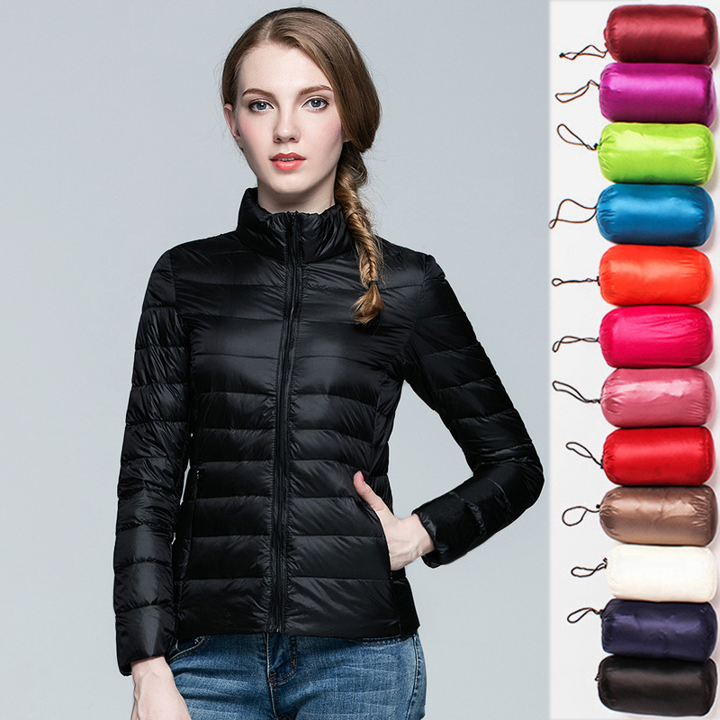 Puffer Jacket Women Down - 2022 Phụ Nữ Mới Áo Khoác