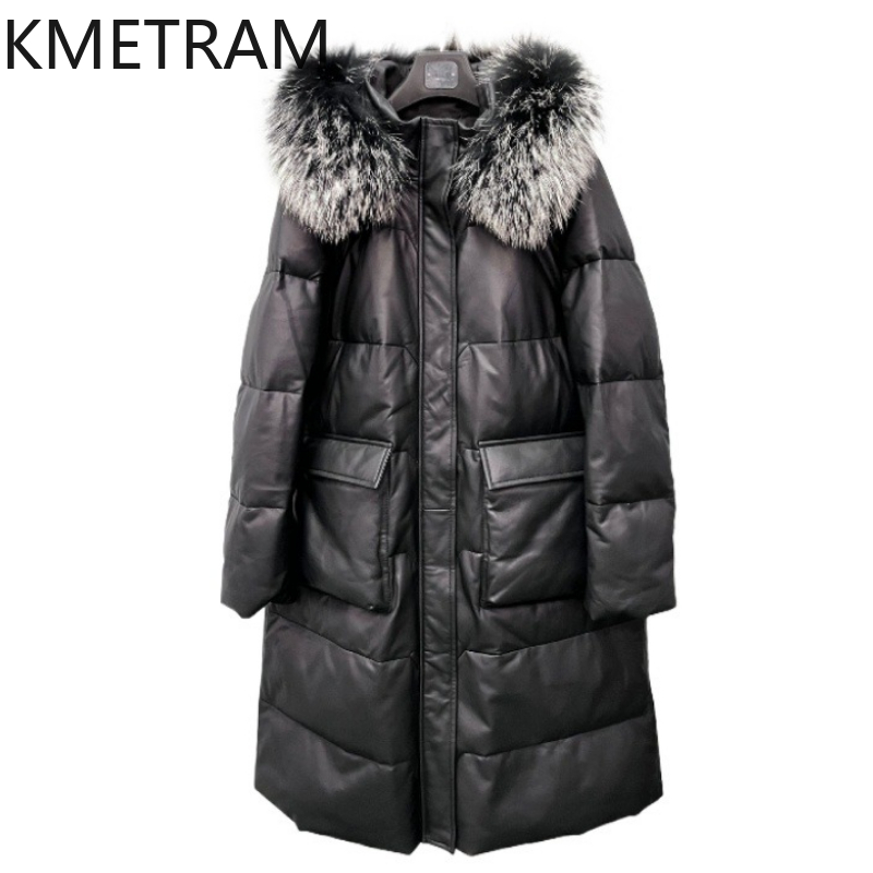 Puffer Jacket Women Down - 100% Sheepskin Puffer Jacket Women High