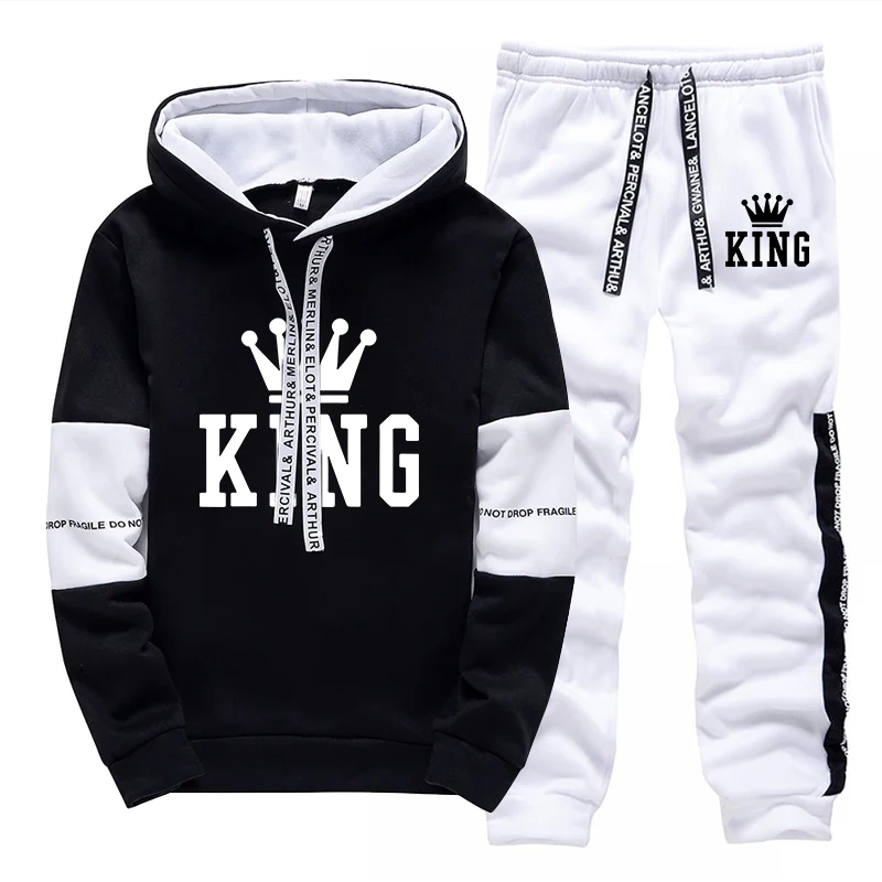Winter Clothing For Men - King Printing Tracksuit for Man Casual