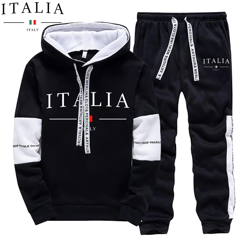 Winter Clothing For Men - Autumn Winter Men's Tracksuit Casual Hooded