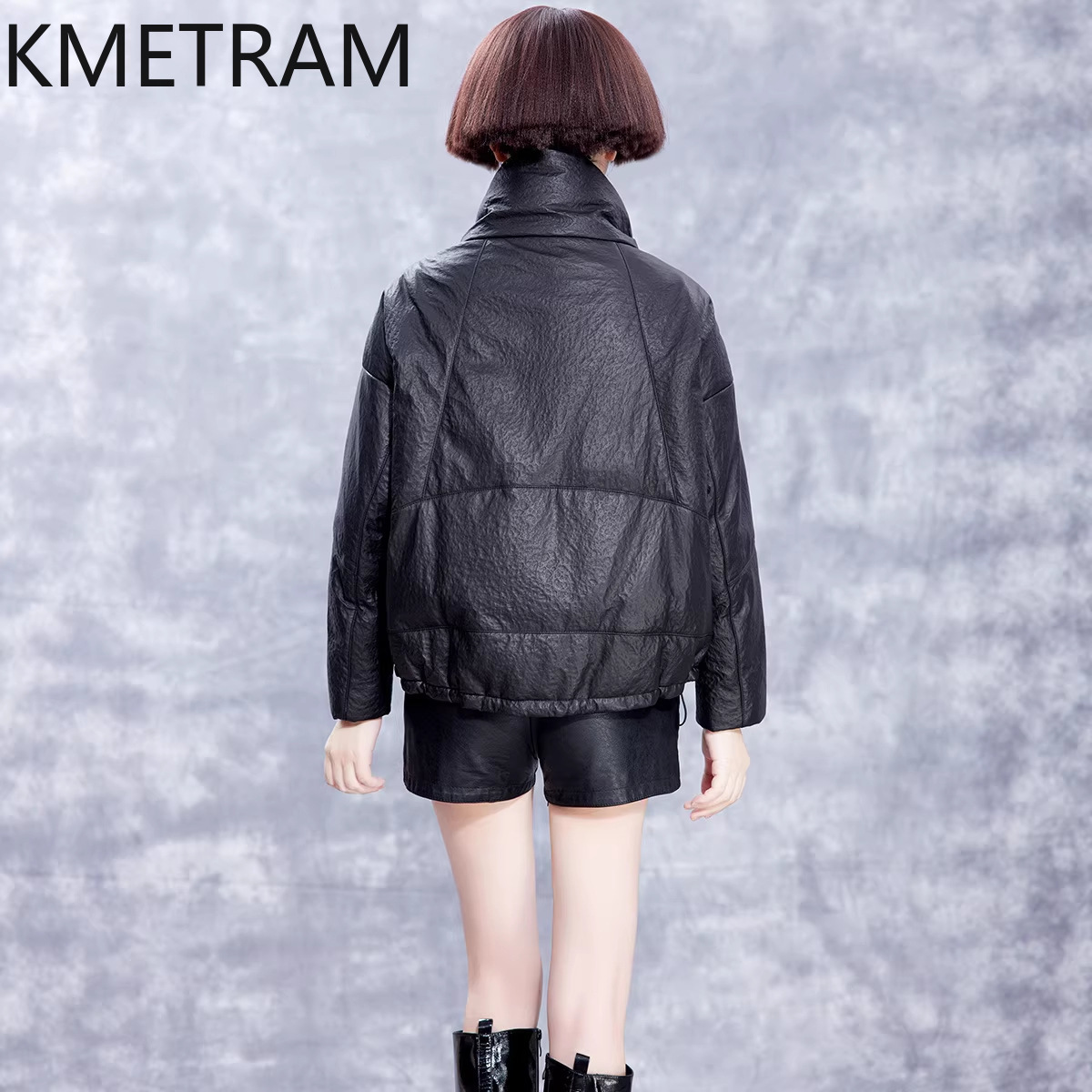 KMETRAM Real Sheepskin Leather - đánh giá và giá Puffer Jacket Women Down