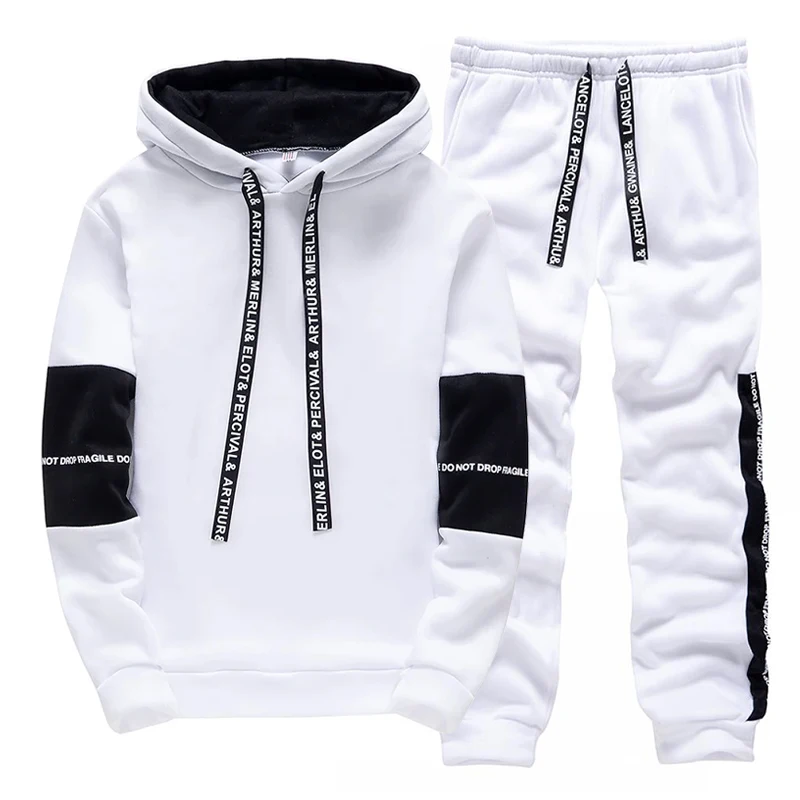Black White Men's Tracksuit Fa - đánh giá và giá Winter Clothing For Men