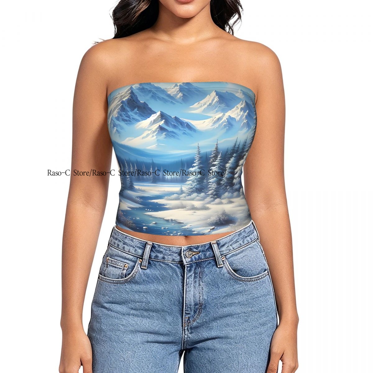 Women Block Crop Slim Tube Top - đánh giá và giá Winter Clothing Youtube