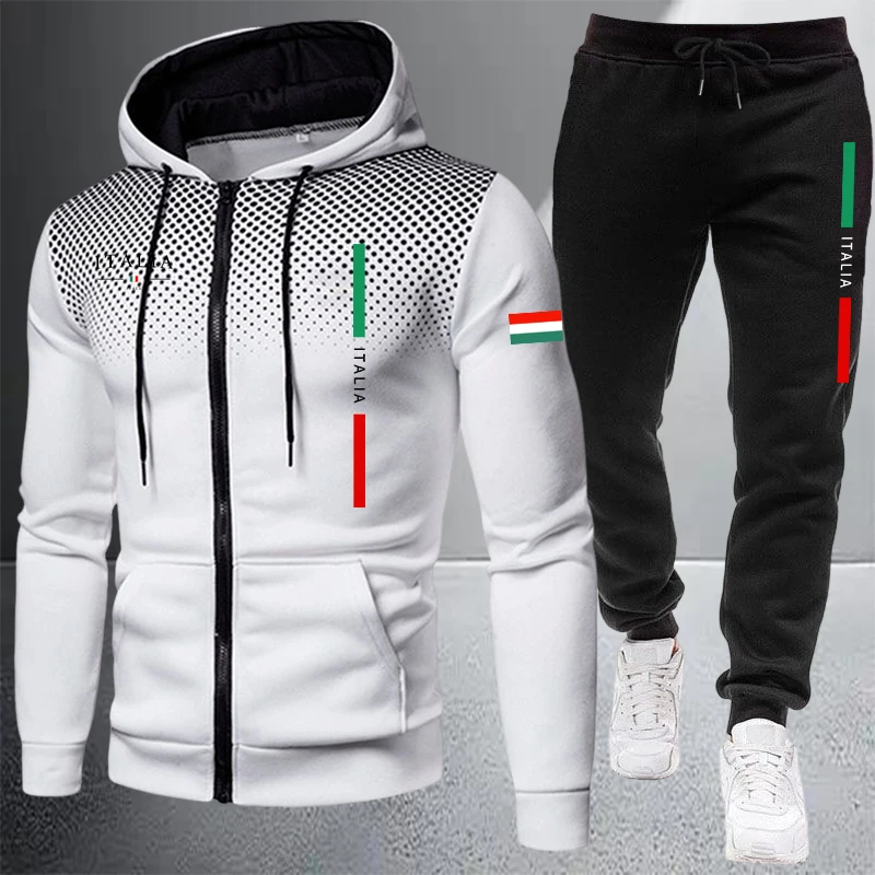 Men's Tracksuit Casual Zip Hoo - đánh giá và giá Winter Cloth