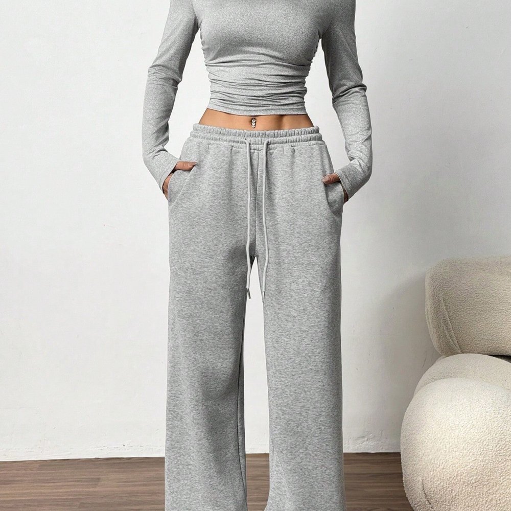 Ladies Casual Two Piece Set Lo - đánh giá và giá Winter Clothing Outfits