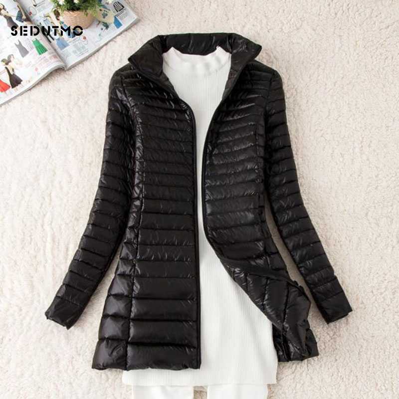 SEDUTMO Dài Mùa Đông Nữ Xuống  - đánh giá và giá Puffer Jacket Women Down