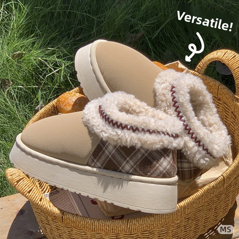 2026 Platform Fluffy Slippers  - đánh giá và giá Winter Cloth