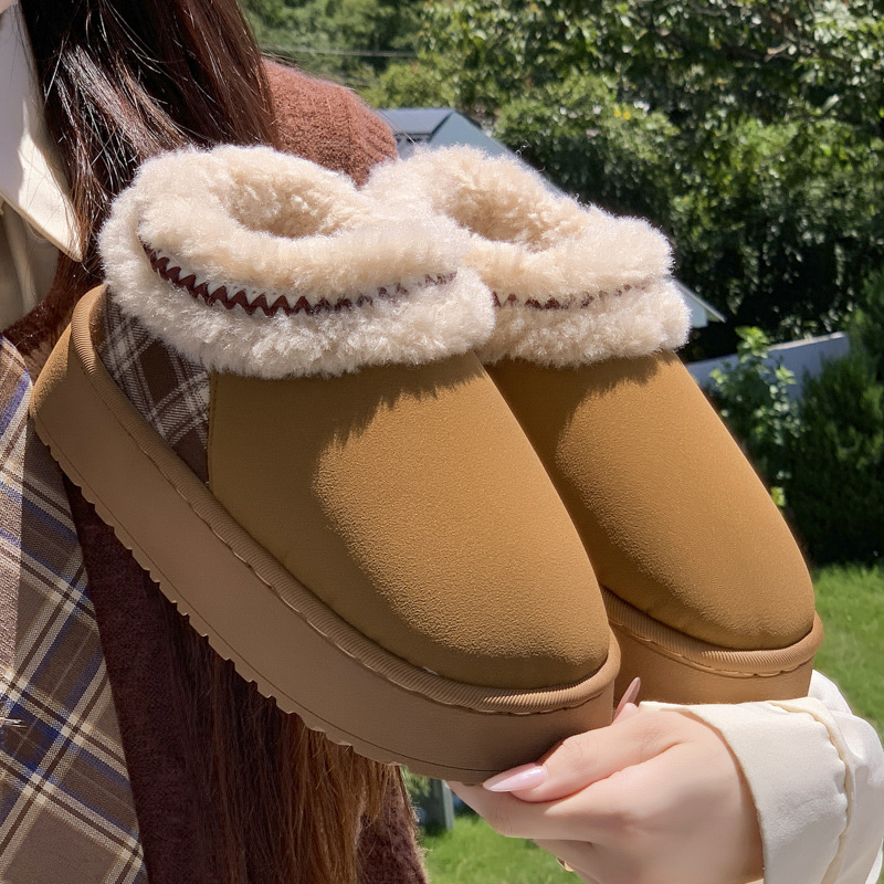 2026 Platform Fluffy Slippers  - đánh giá và giá Winter Cloth