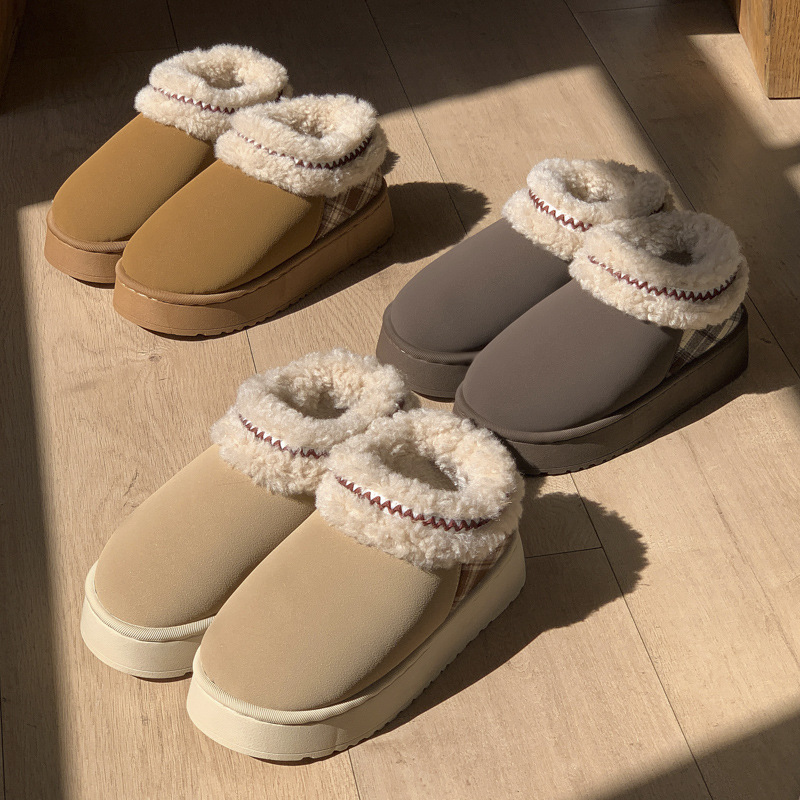 2026 Platform Fluffy Slippers  - đánh giá và giá Winter Cloth