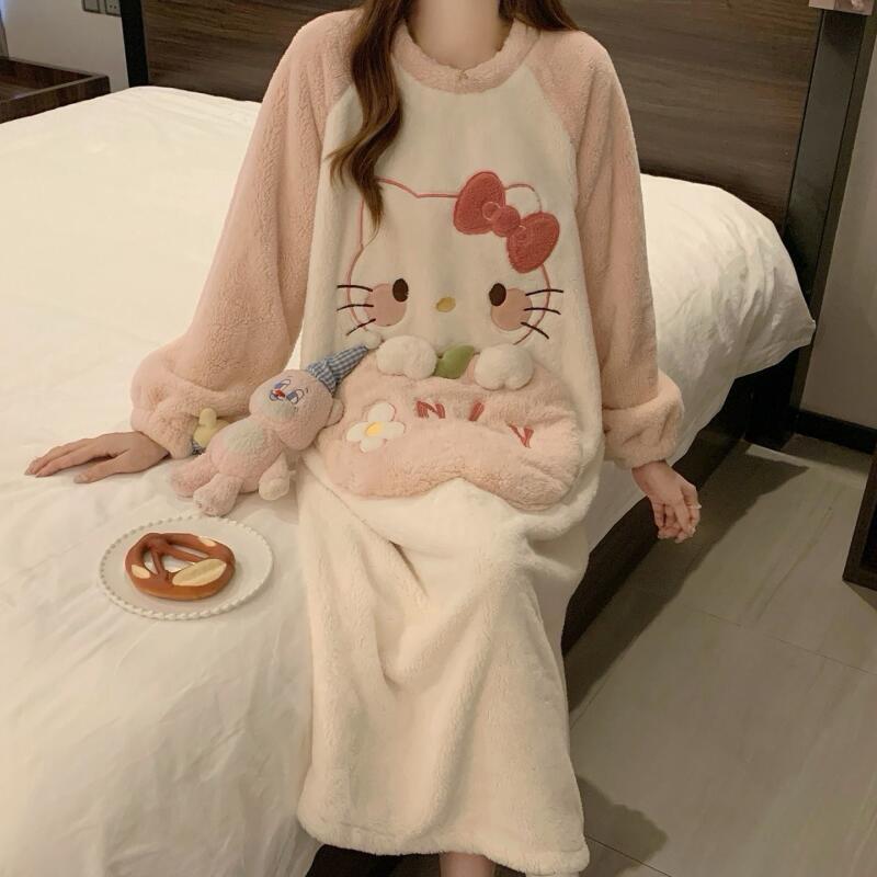 Winter Nightgown Hello Kitty W - đánh giá và giá Winter Clothes