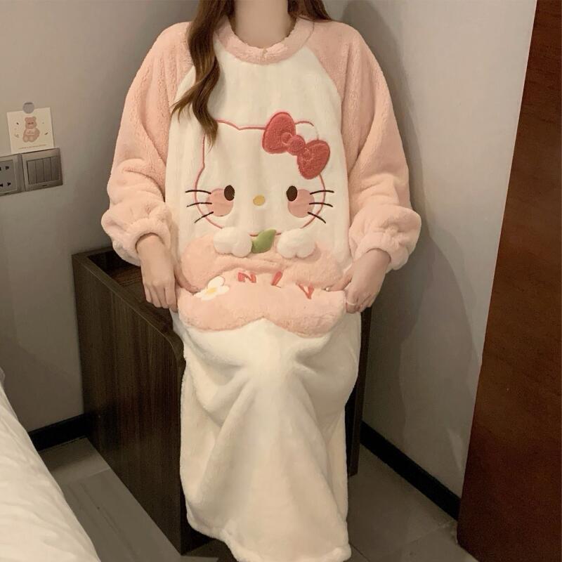 Winter Nightgown Hello Kitty W - đánh giá và giá Winter Clothes