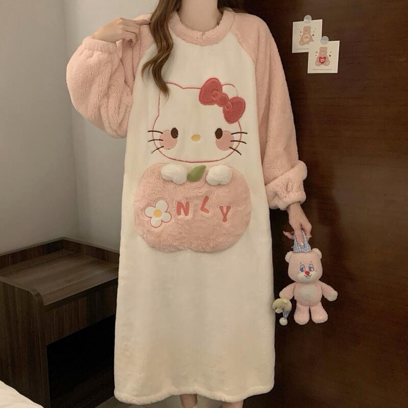 Winter Nightgown Hello Kitty W - đánh giá và giá Winter Clothes