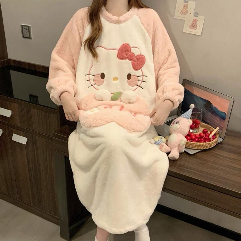 Winter Nightgown Hello Kitty W - đánh giá và giá Winter Clothes