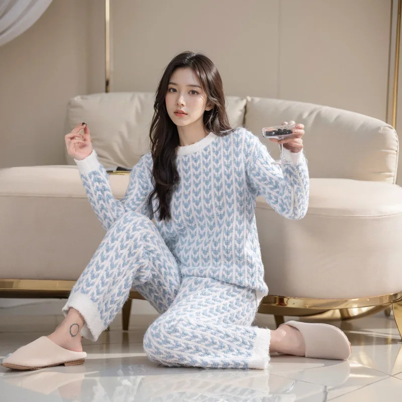 Ear of Wheat Pajamas Blue Long - đánh giá và giá Winter Clothing Youtube