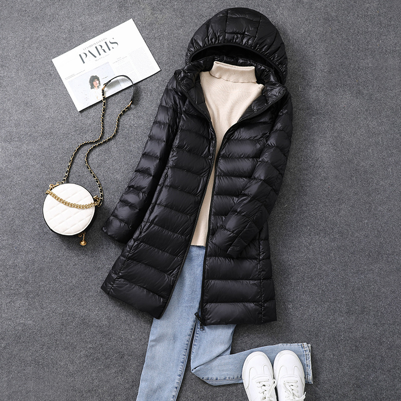 Women's X-long Office Lady Hat - đánh giá và giá Puffer Jacket Women Down
