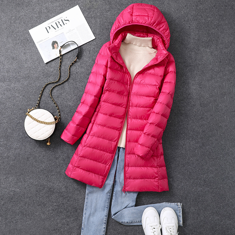 Women's X-long Office Lady Hat - đánh giá và giá Puffer Jacket Women Down