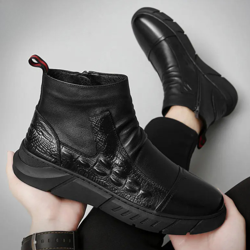Men's High Top Boots with Wool - đánh giá và giá Winter Cloth