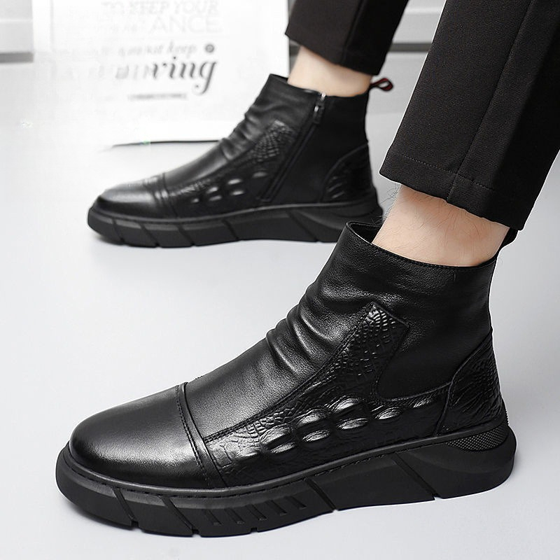 Men's High Top Boots with Wool - đánh giá và giá Winter Cloth