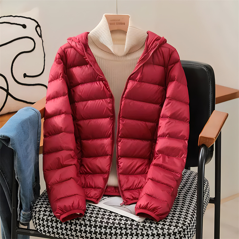 Plus Size Women Hooded Korean  - đánh giá và giá Puffer Jacket Women Down