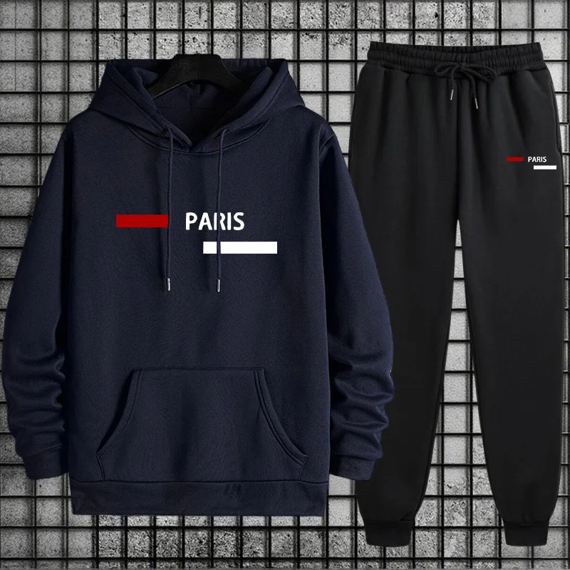 Men's Tracksuit Casual Hooded  - đánh giá và giá Winter Clothes