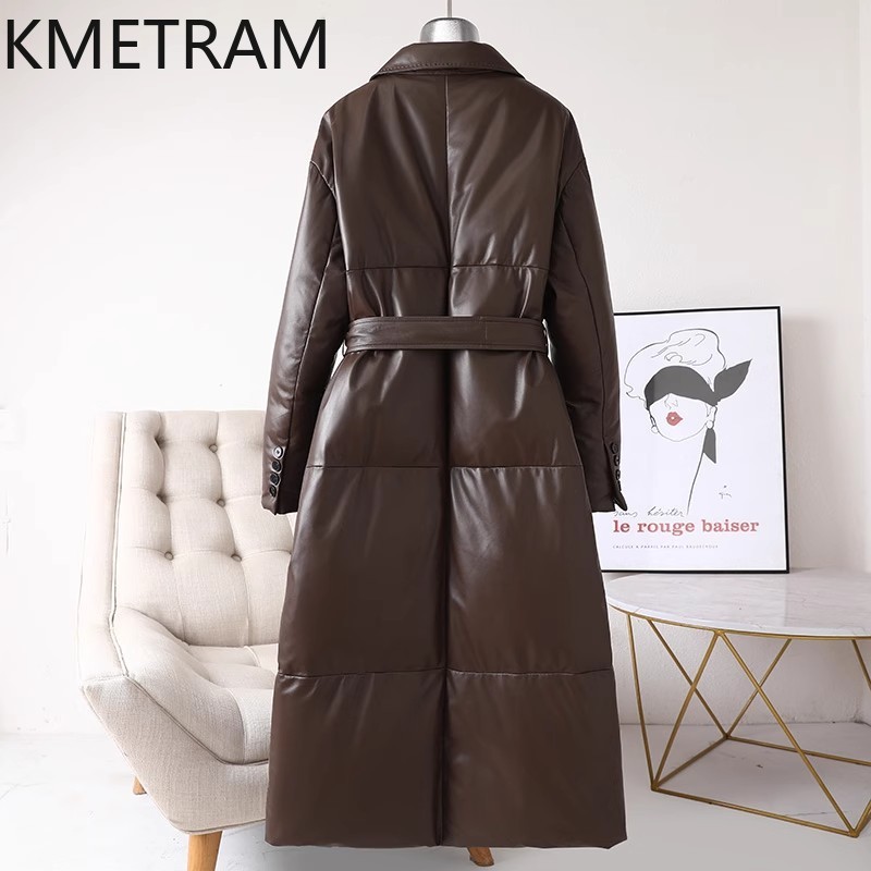 White Goose Down Genuine Leath - đánh giá và giá Puffer Jacket Women Down