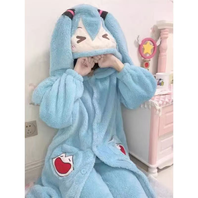 Miku Anime Pajamas Cute Winter - đánh giá và giá Winter Clothing In Japan